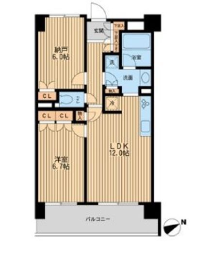 HF若林公園レジデンス 306 間取り図