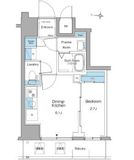 ルフォンリヴェント清澄白河 202 間取り図