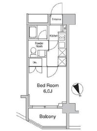 プラウドフラット蒲田Ⅱ 1408 間取り図