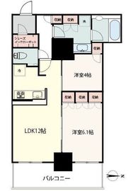 ルミナリータワー池袋 17階 間取り図