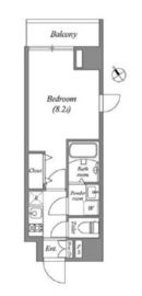 グランパセオ田端 B201 間取り図