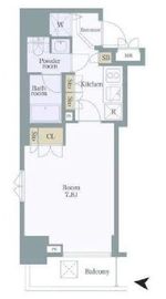 プレスタイル住吉 9階 間取り図