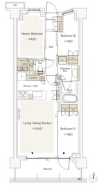 パークシティ高田馬場 2階 間取り図