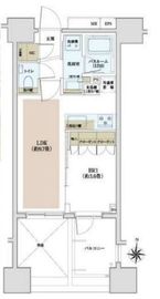 オープンレジデンシア亀戸 9階 間取り図