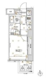 ログ戸越公園 3階 間取り図