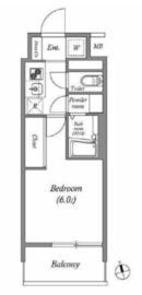 エスタート品川南大井 702 間取り図