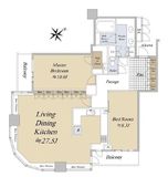 シティタワー大崎ステーションフロント 25階 間取り図