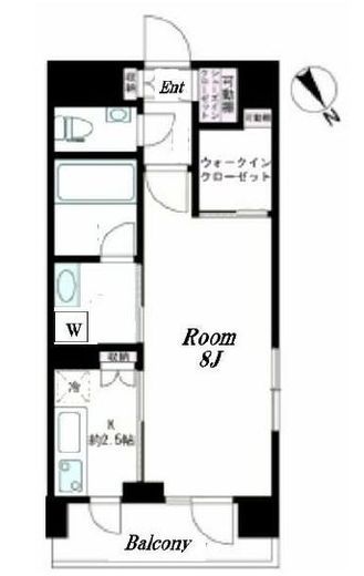 デュオステージ横濱赤門通り 4階 間取り図
