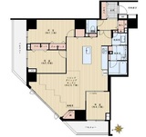ブランズ文京小石川 2階 間取り図