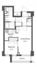 プライムアーバン長原上池台 205 間取り図