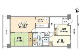 ファミリータウン東陽 7階 間取り図