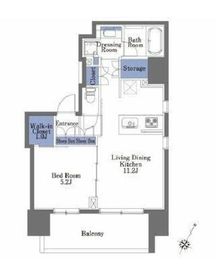 プライムメゾン神保町 205 間取り図