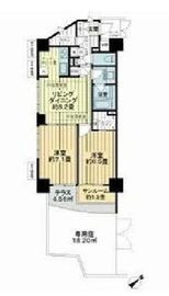 クオリア代々木 1階 間取り図