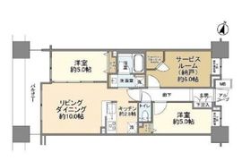 クレストシティタワーズ横浜 2階 間取り図