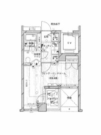 ガイアシティ三番町 402 間取り図