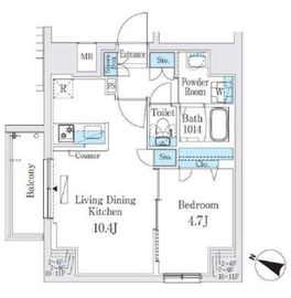 プライムブリス板橋本町 603 間取り図