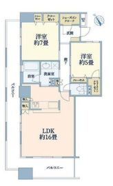 クリオ藤沢駅前 7階 間取り図