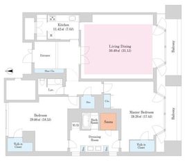 芝ビル3号館ハイツ 901 間取り図