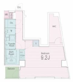 レスピール羽田 501 間取り図