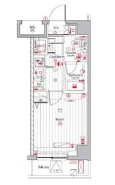 プレミアムキューブ広尾 301 間取り図