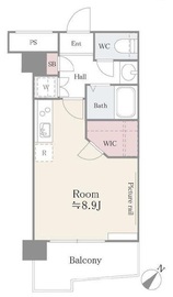 アルテーヌ新横浜 717 間取り図