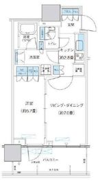 パークシティ柏の葉キャンパス ザ・ゲートタワー ウエスト 1120 間取り図
