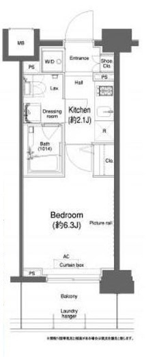 プラウドフラット鶴見Ⅱ 805 間取り図