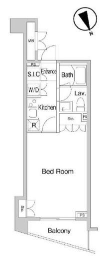 プライムアーバン西荻窪Ⅱ 214 間取り図