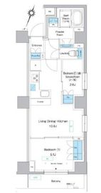 プレディアコート板橋 505 間取り図