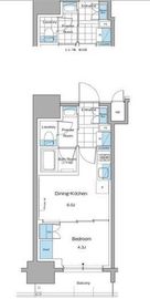 ルフォンプログレ本郷三丁目 402 間取り図