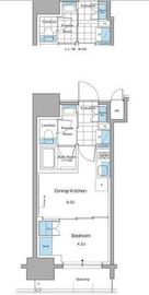 ルフォンプログレ本郷三丁目 502 間取り図