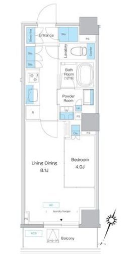 プレディアコート板橋 504 間取り図