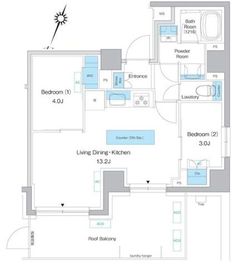 プレディアコート板橋 903 間取り図