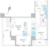 プレディアコート板橋 503 間取り図