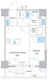 プレディアコート板橋 402 間取り図