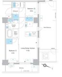 プレディアコート板橋 902 間取り図