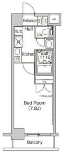 プライムアーバン葛西イースト 106 間取り図
