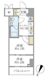 エレミ本蓮沼 405 間取り図