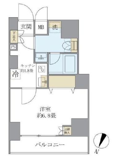 エレミ本蓮沼 401 間取り図