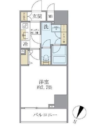 エレミ本蓮沼 403 間取り図