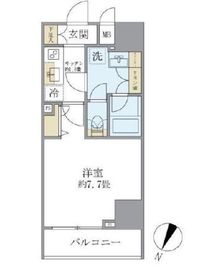 エレミ本蓮沼 403 間取り図