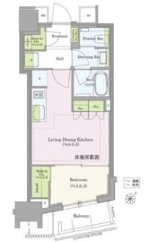 パークホームズ西小山 3階 間取り図
