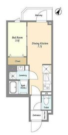 ドゥーエ曳舟2 101 間取り図