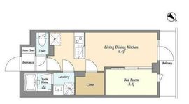 ドゥーエ曳舟2 102 間取り図