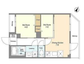 ドゥーエ曳舟2 309 間取り図