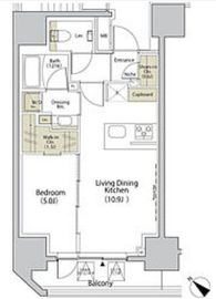 ザ・パークハビオ江古田 701 間取り図