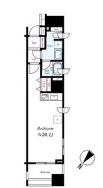 レグラス川崎 9階 間取り図