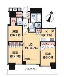 アルファグランデ千桜タワー 19階 間取り図