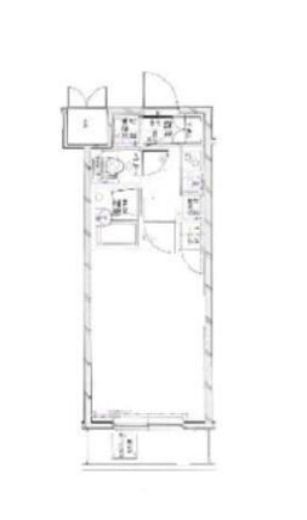 パレステュディオ渋谷イースト 4階 間取り図