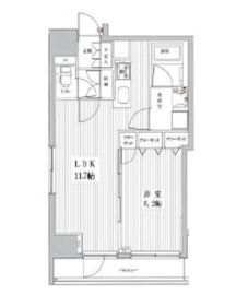 ブレシア日本橋蛎殻町 10階 間取り図